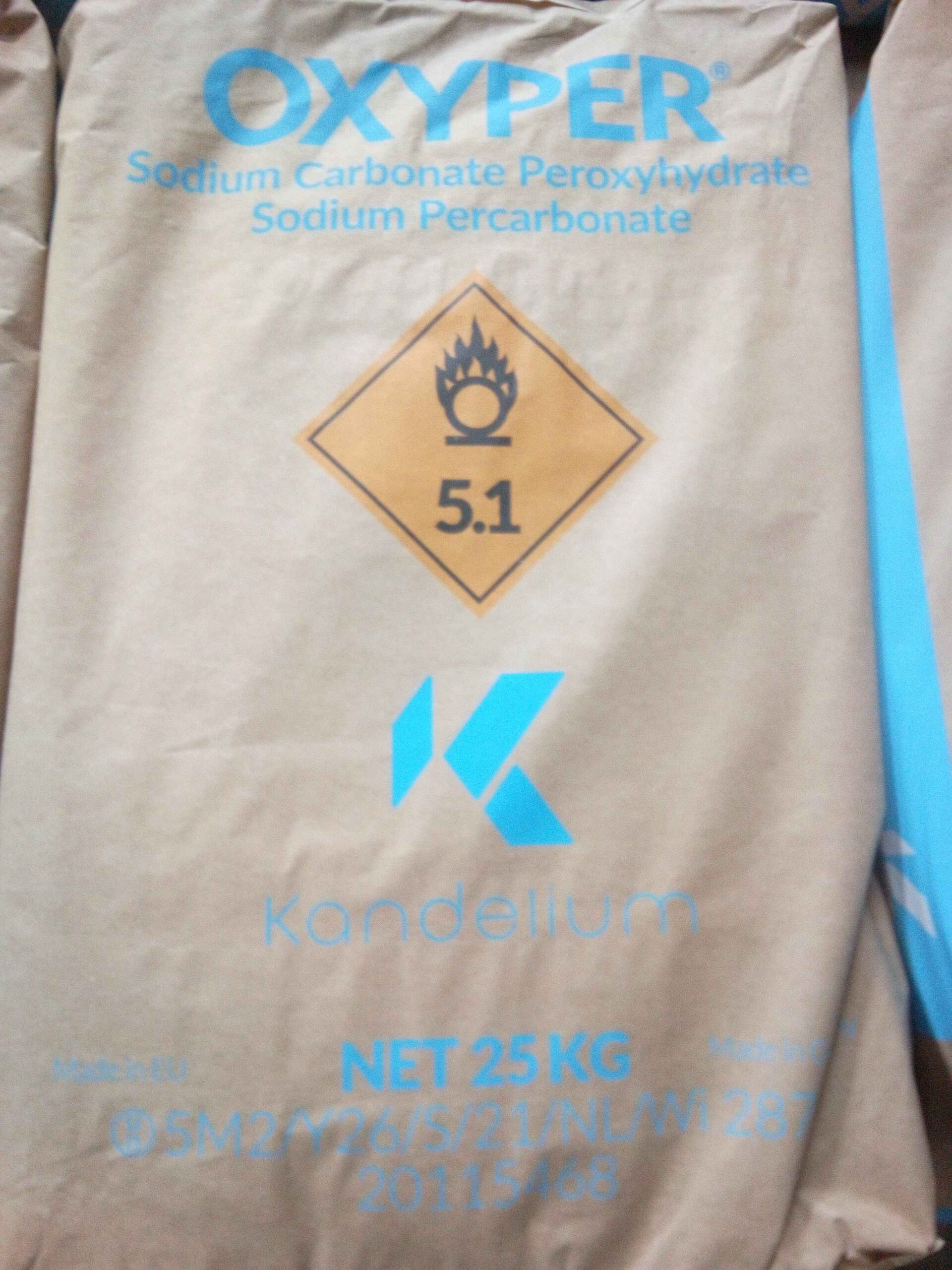 Перкарбонат натрия Германия, кислородный порошок Oxyper 25 кг, немецкий кислородный отбеливатель — изображение 4